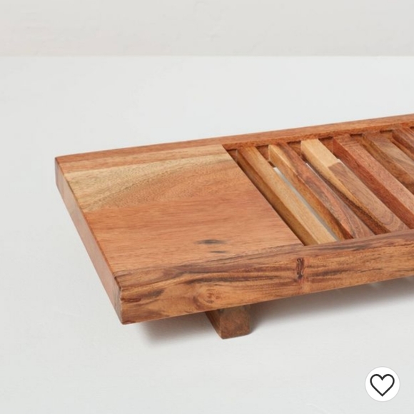Threshold Bath Slatted Wood Bathtub Tray Hearth Hand With Magnolia Poshmark